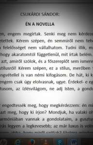 Én a novella