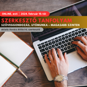 Szerkesztő tanfolyam